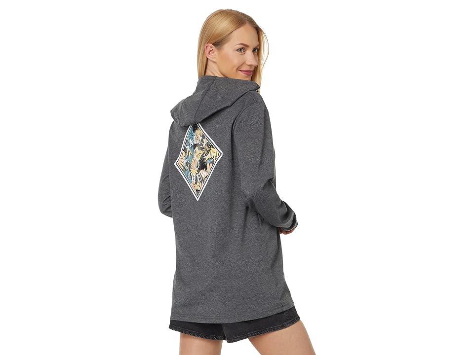 Salty Crew Tippet Tropic Midweight UV Hoodie (Charcoal) Women's Clothing product image