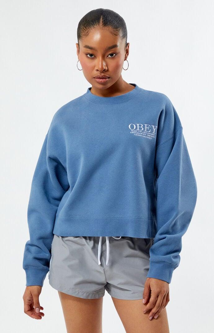 Obey Women's Cities Crew Neck Sweatshirt Product Image