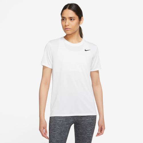 Nike Womens Nike Dri-FIT Ragland LBR T-Shirt - Womens Black/White Product Image