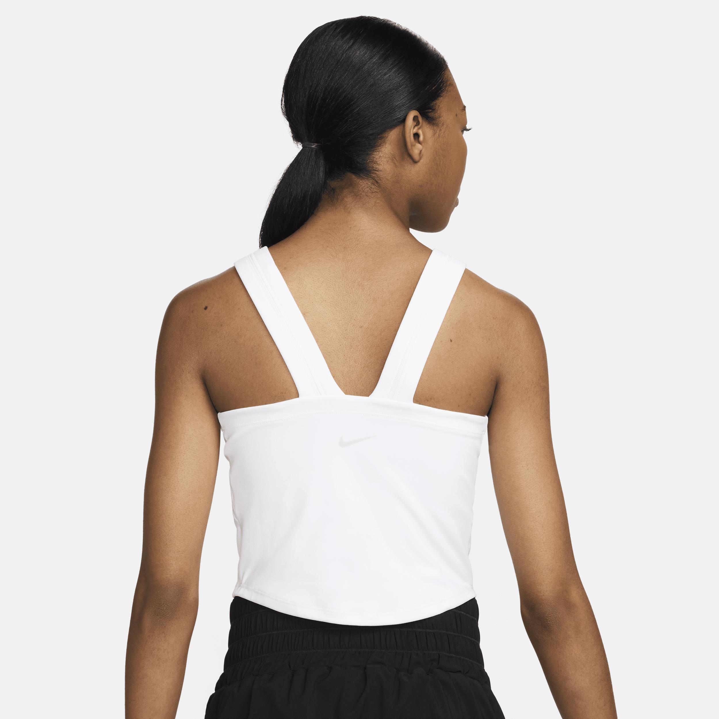 Nike Womens One Fitted Dri-FIT Strappy Cropped Tank Top Product Image