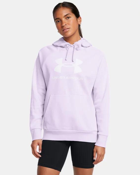 Womens UA Rival Fleece Big Logo Hoodie Product Image