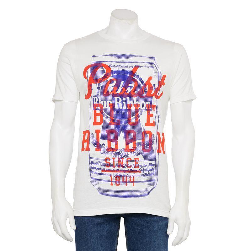 Mens Pabst Blue Ribbon Oversized Can Tee Product Image