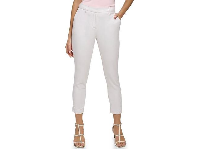 DKNY Essex Ankle Pants (Rose/White) Women's Casual Pants Product Image