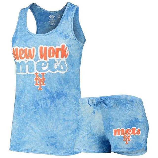 Womens Concepts Sport Royal New York Mets Billboard Racerback Tank Top & Shorts Set Product Image