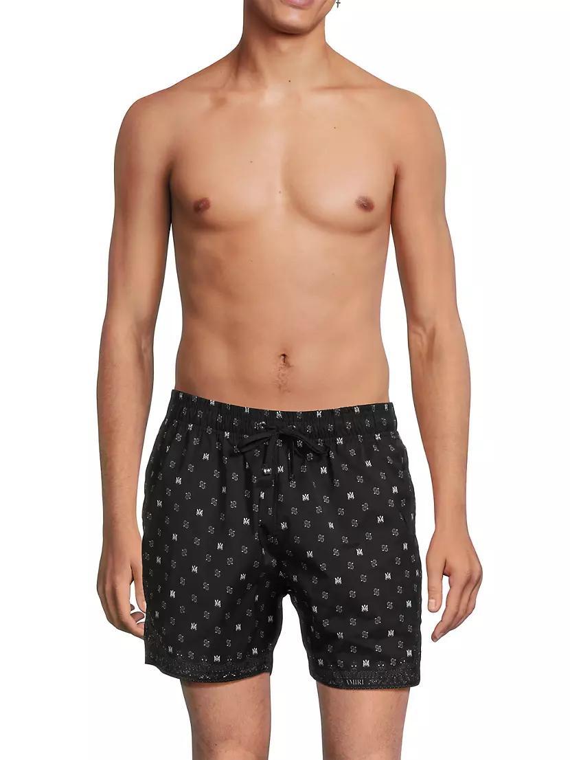 MA Paisley Drawstring Swim Trunks Product Image