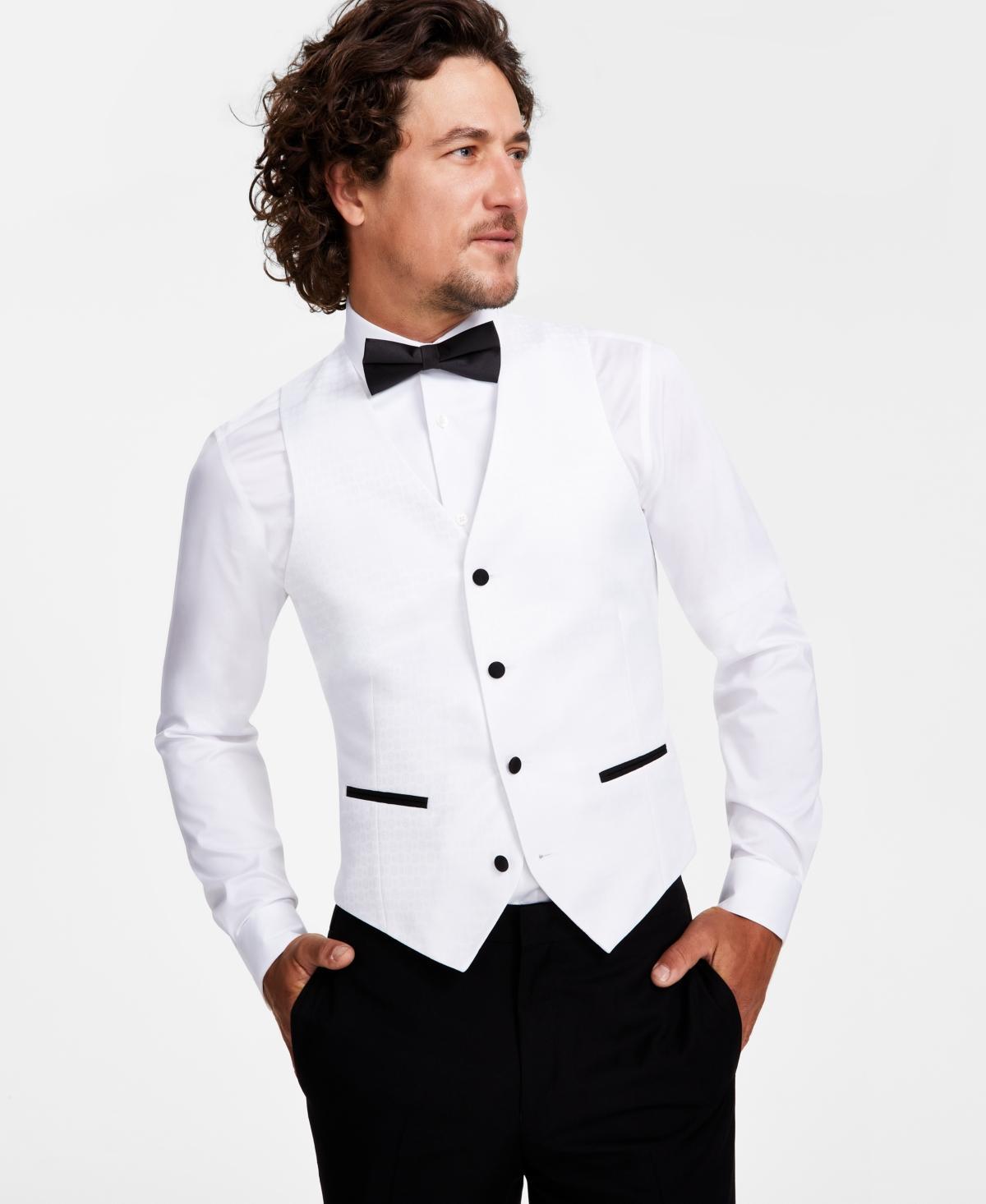 Alfani Mens Slim-Fit Stretch Tuxedo Vest, Created for Macys Product Image