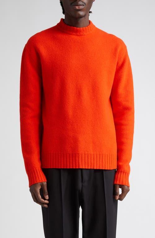 Jil Sander Mens Classic Crewneck Wool Sweater Product Image