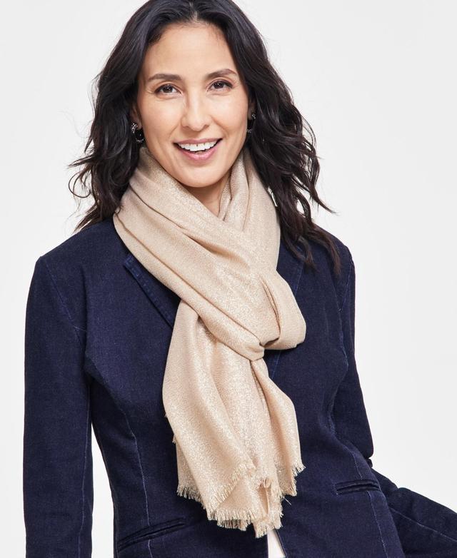 I.n.c. International Concepts Womens Shimmer Wrap Scarf, Created for Macys Product Image