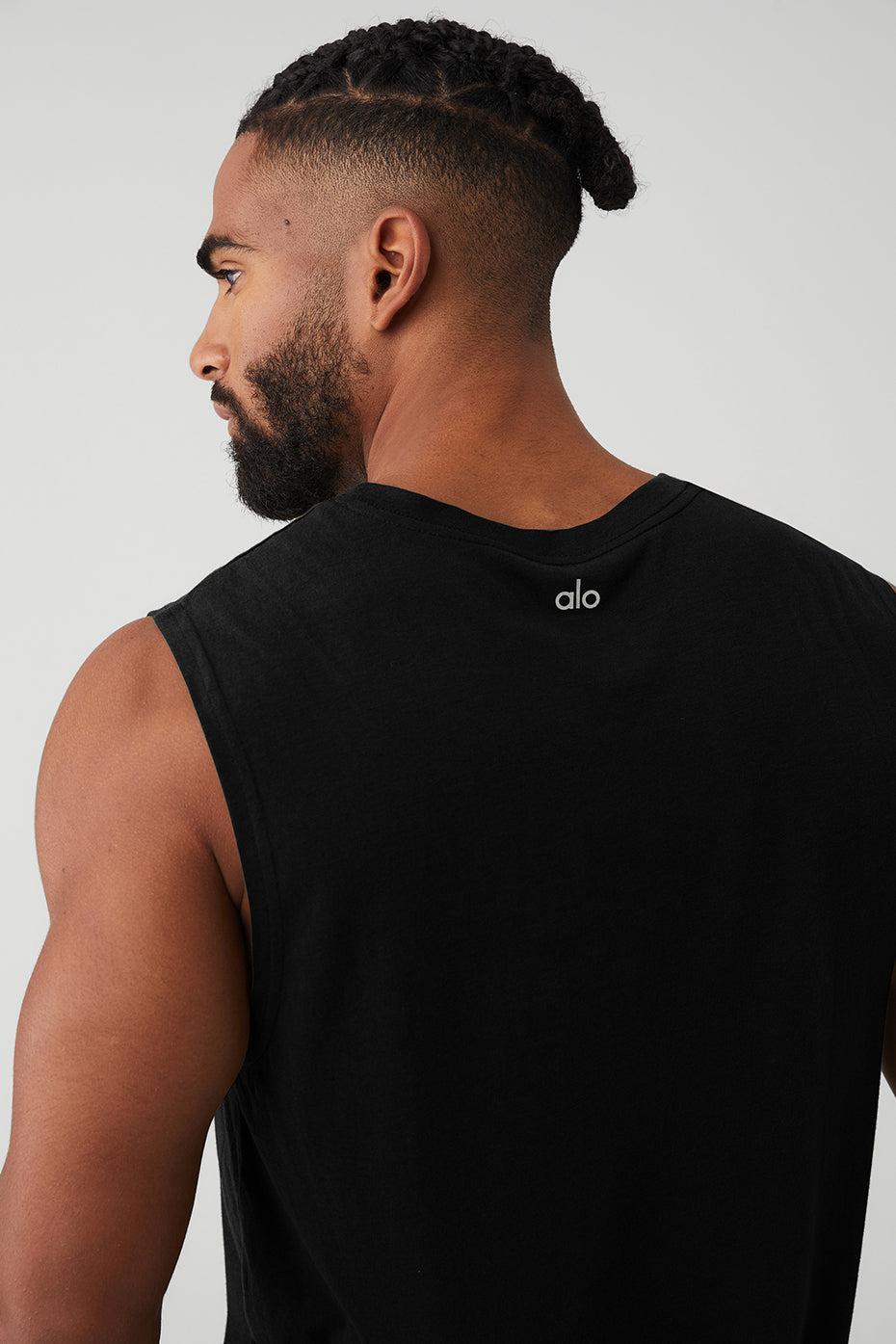 The Triumph Muscle Tank - Black Male Product Image