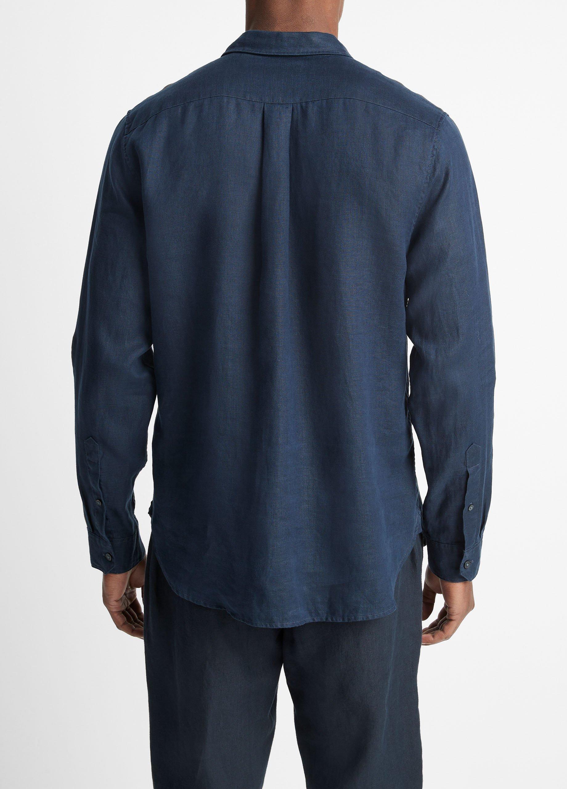 Linen Long-Sleeve Shirt Product Image