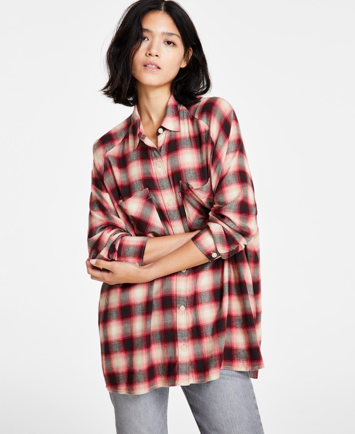 Levis Womens Harrison Long-Sleeve Cotton Raglan Shirt Product Image