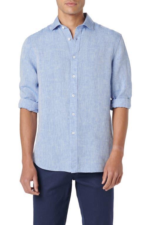 Bugatchi Axel Linen Button-Up Shirt Product Image