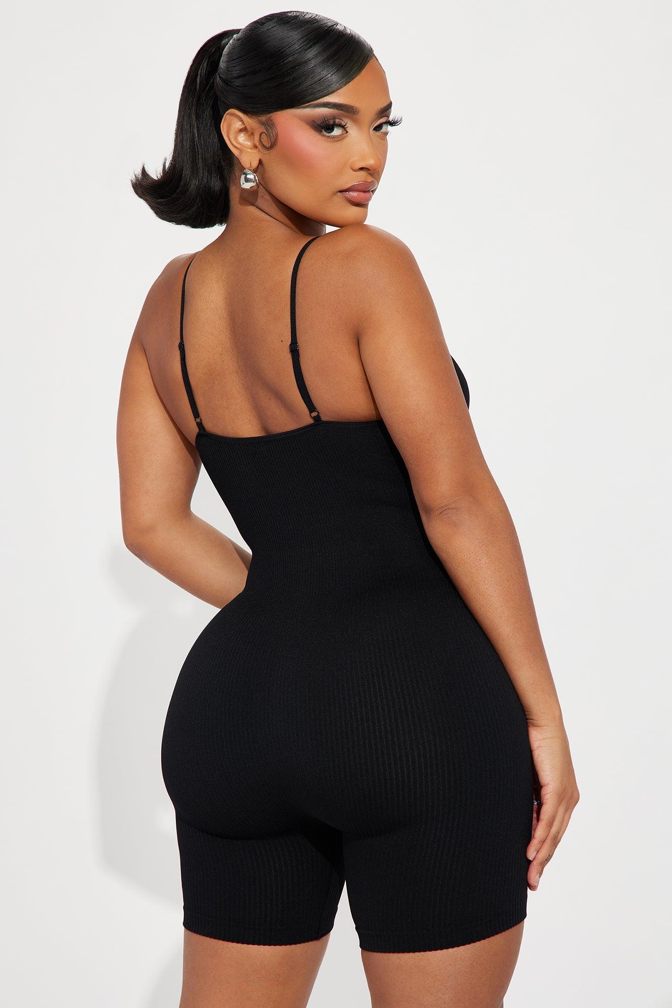 Indie Seamless Romper - Black Product Image