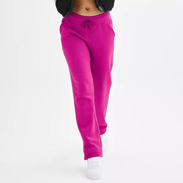 Womens Tek Gear Ultrasoft Fleece Pants Pink Grigio Product Image