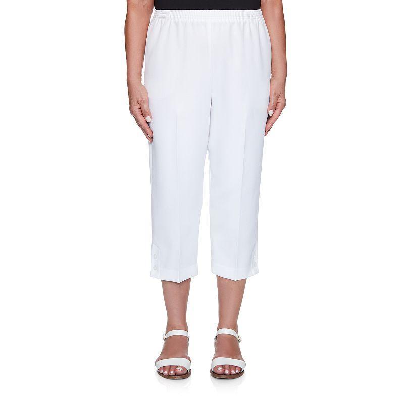 Womens Alfred Dunner Classic Capri Pants, Womens Product Image