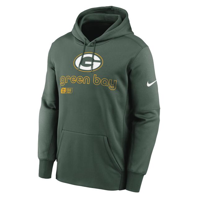 Men's Green Bay Packers Menâs Nike Therma NFL Pullover Hoodie Product Image