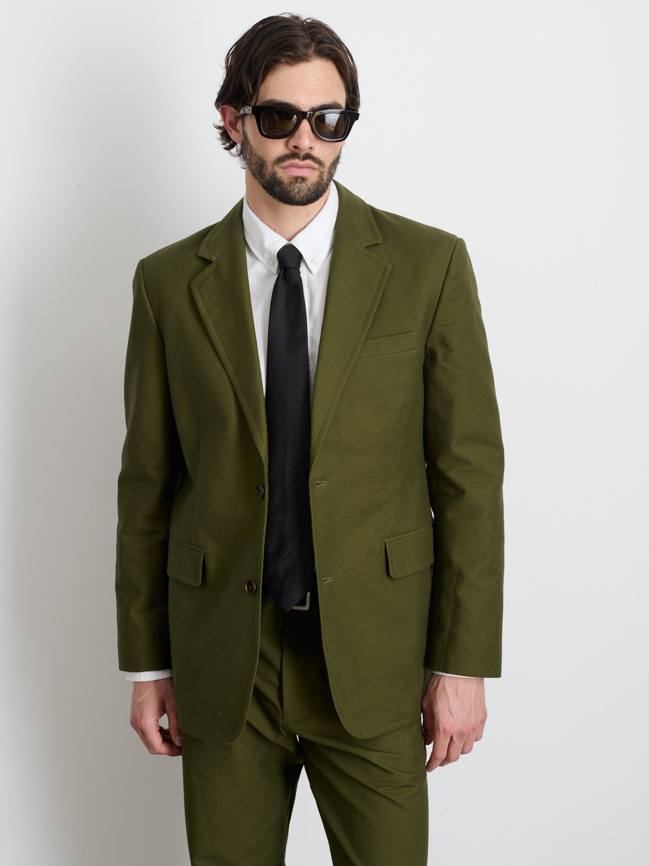 Grant Blazer In Cotton Twill Product Image