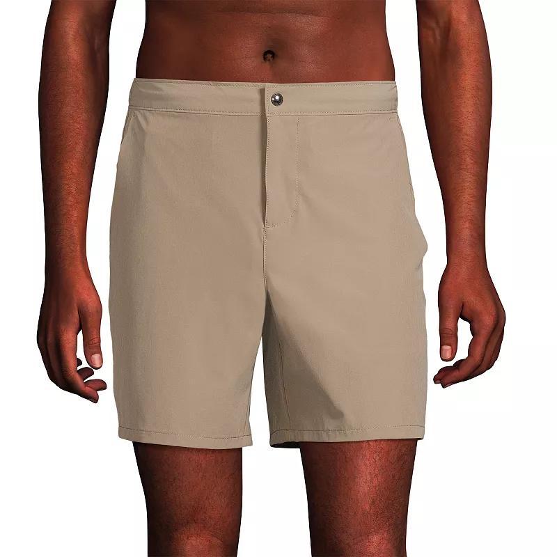 Lands End Mens Unlined Hybrid Swim Shorts Product Image