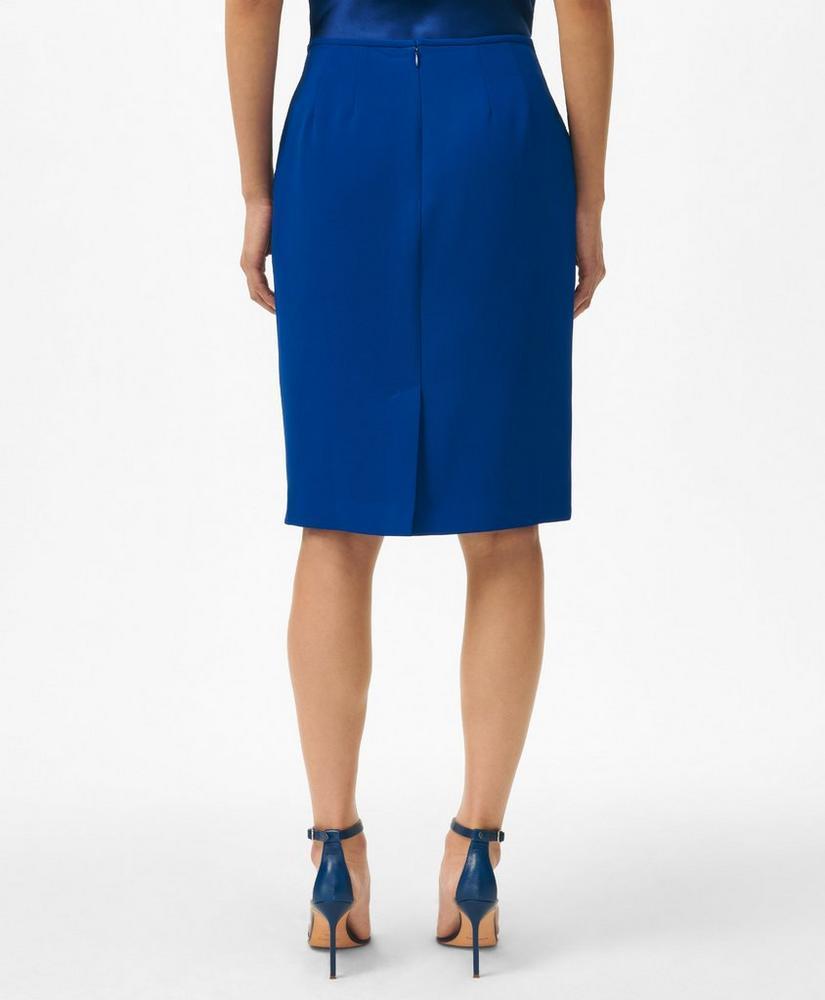 Pencil Skirt in Fine Twill Stretch Crepe Product Image