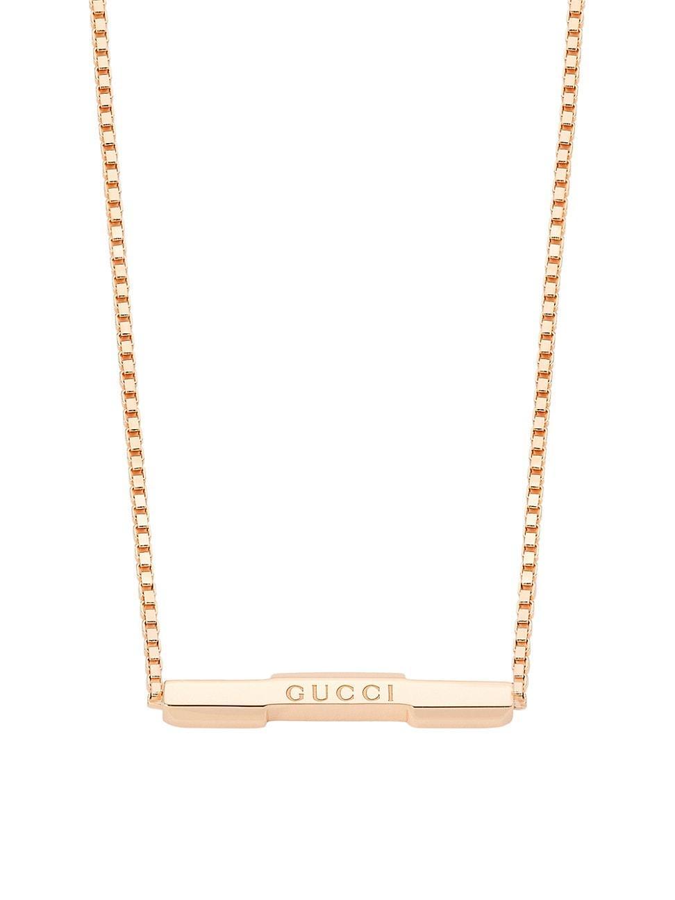 Womens Link To Love 18K Rose Gold Necklace Product Image