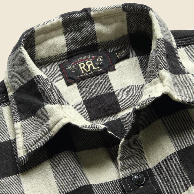 Matlock Workshirt - Black/Cream Product Image