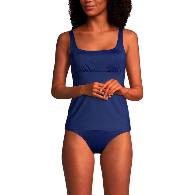 Womens Lands End DDD-Cup UPF 50 Squareneck Underwire Tankini Swim Top Product Image