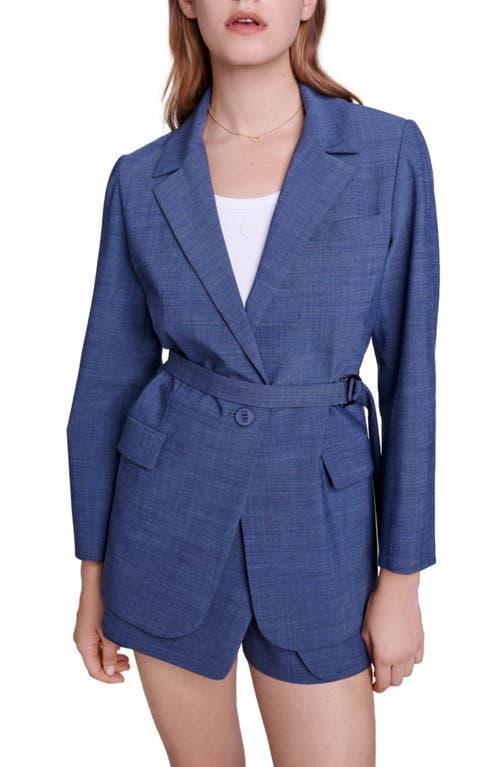 Womens Belted Blazer Product Image