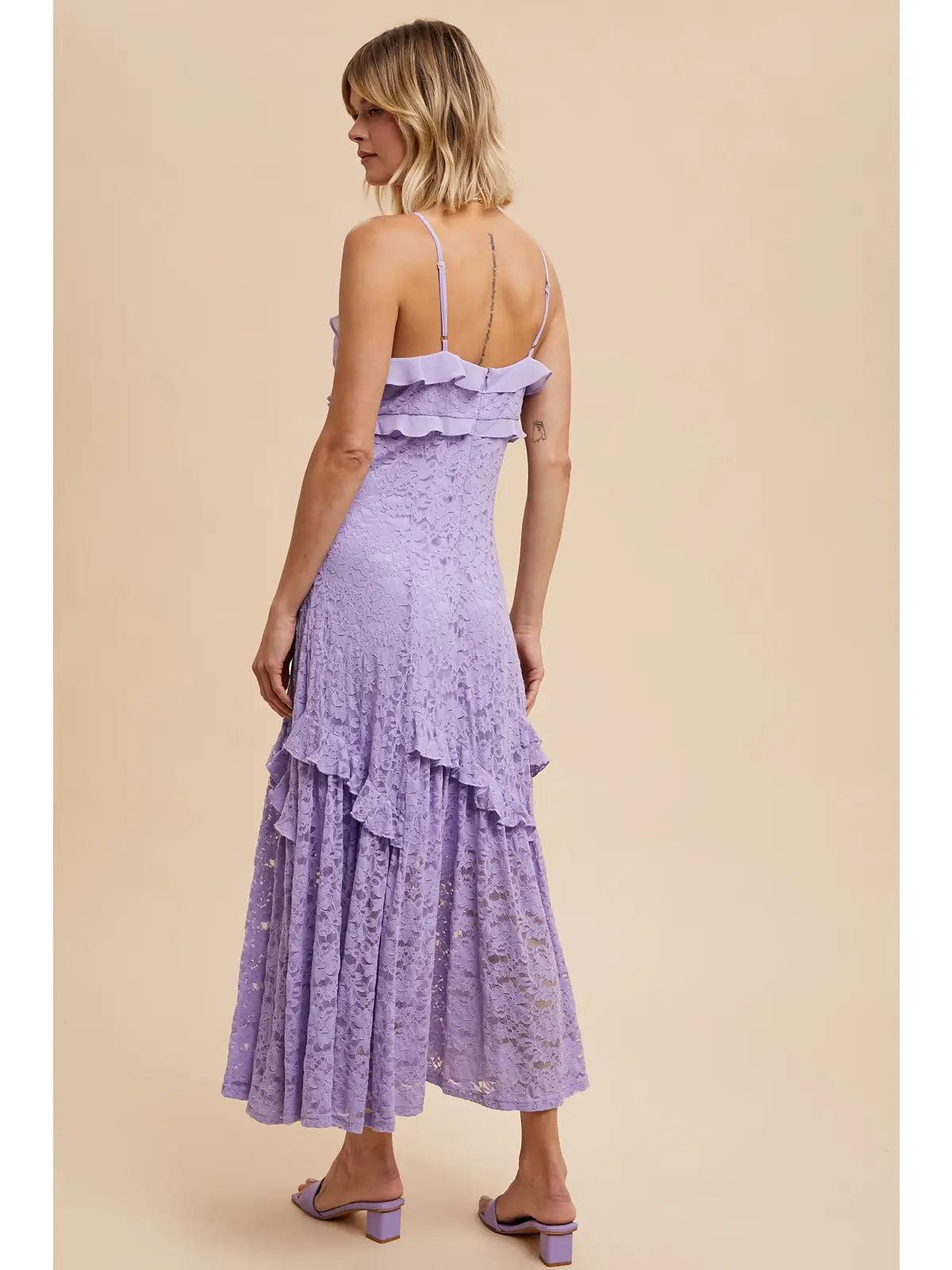 Dust Up Lavender Maxi Dress Product Image