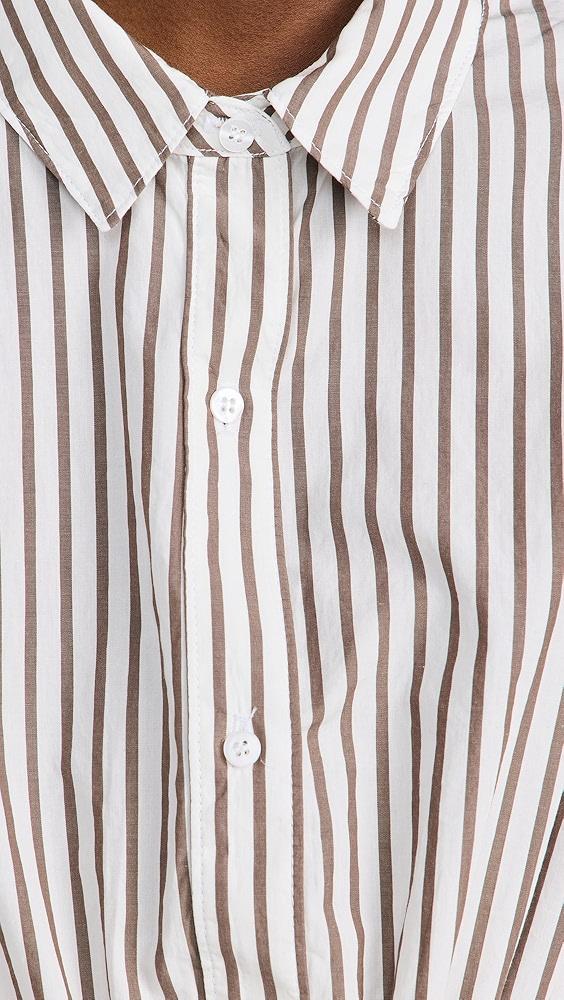 Stateside 80s Poplin Striped Twist Shirt | Shopbop Product Image