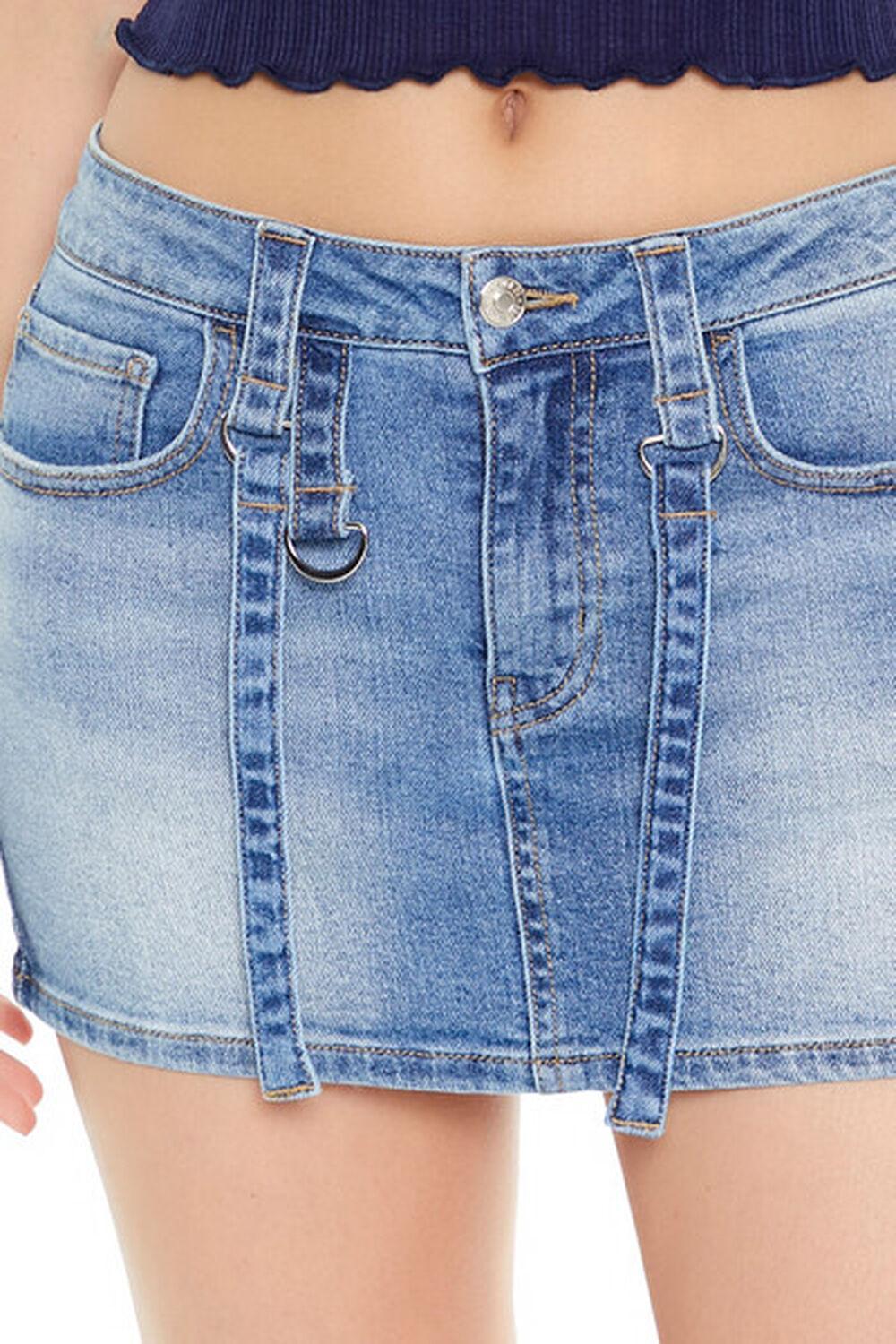 Utility Denim Straight Mini Skirt | Forever 21 Product Image