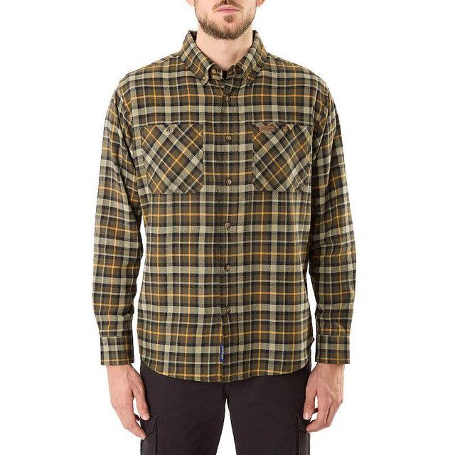 Mens Smiths Workwear Regular-Fit Two-Pocket Flannel Button-Down Shirt Product Image