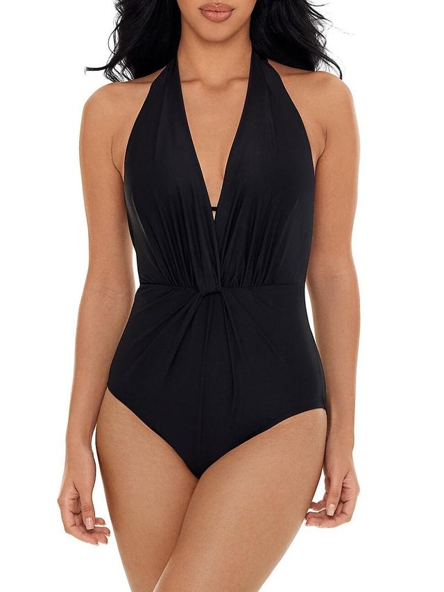 Womens Chromatique Joelle Gathered One-Piece Swimsuit Product Image