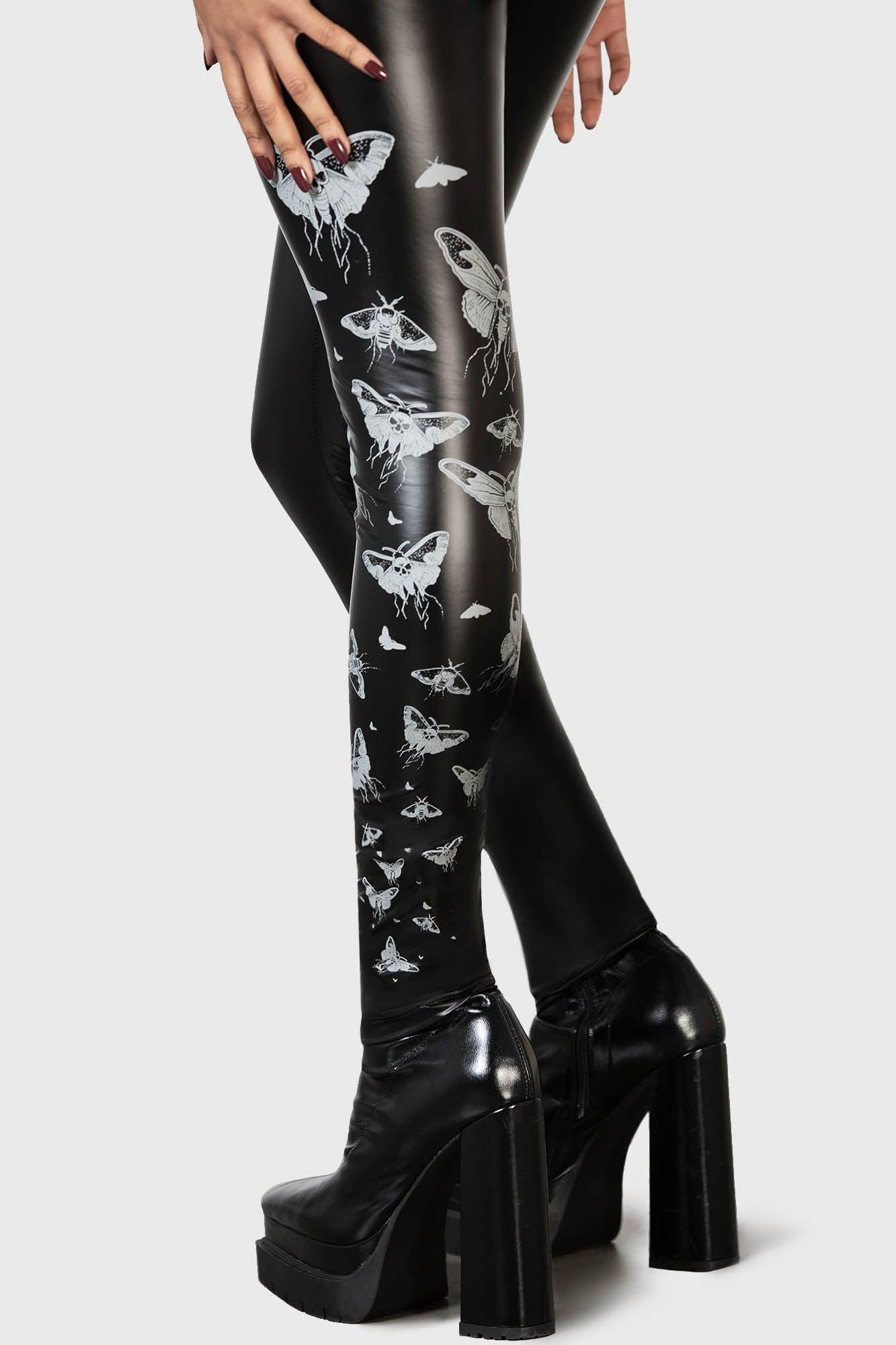 Death's Head Leggings Female Product Image