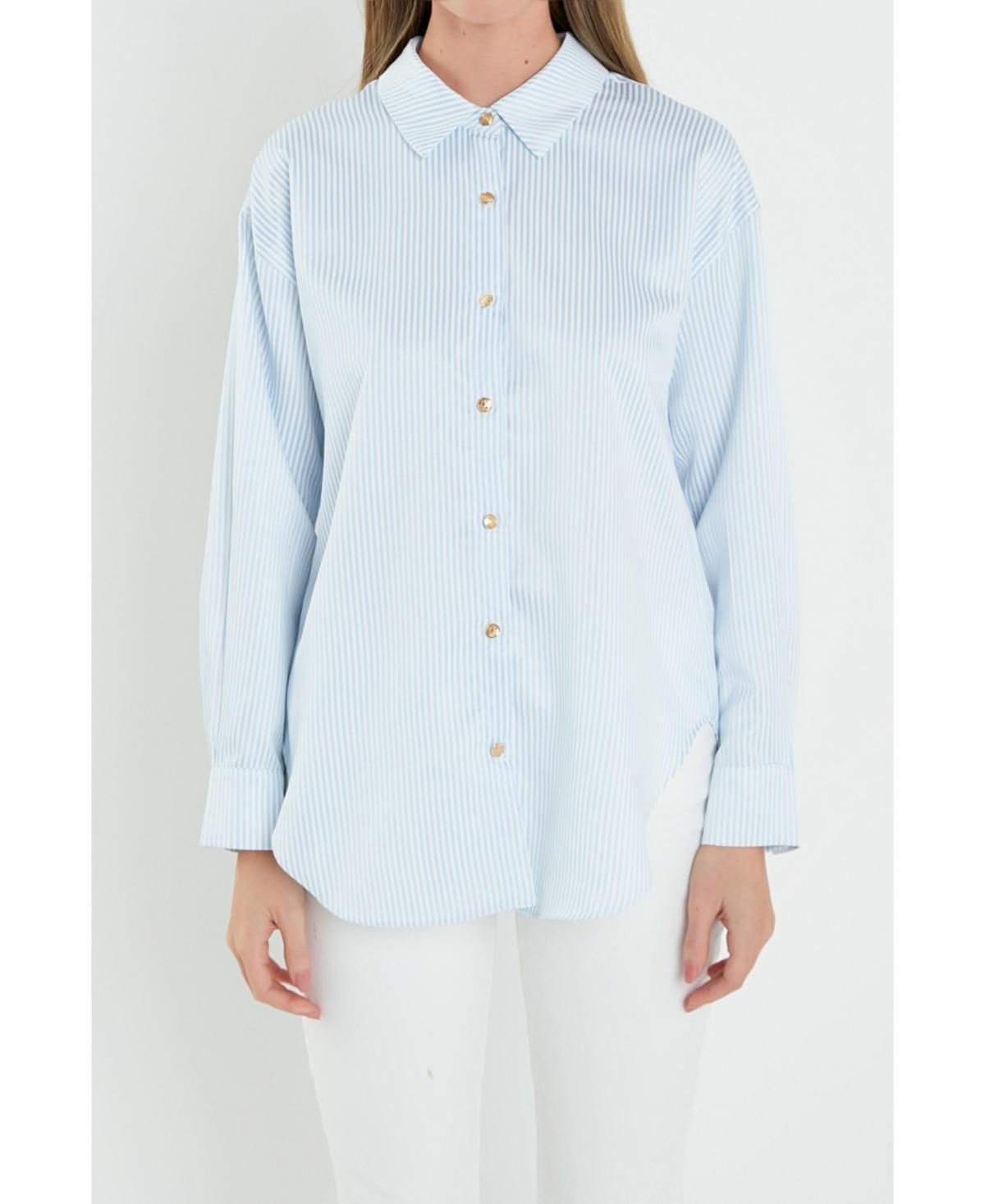 Womens Stripe Shirt Product Image