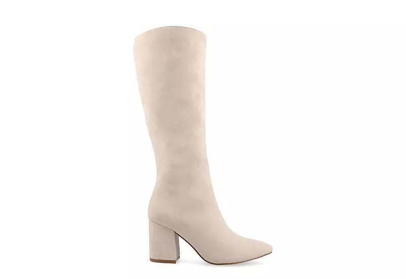 Journee Collection Tru Comfort Foam Womens Ameylia Knee High Boots Ivory Product Image