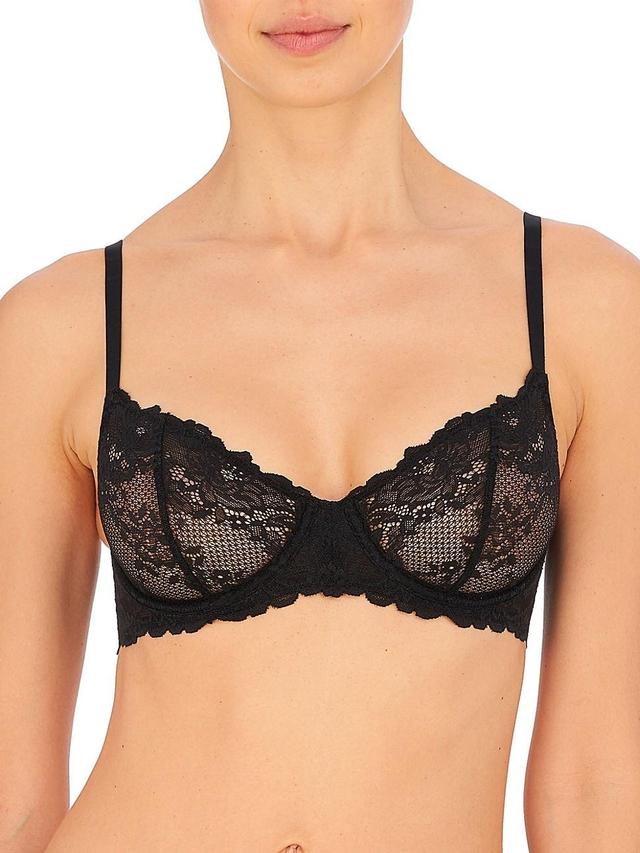 Natori Heavenly Lace Convertible Balconette Bra Product Image