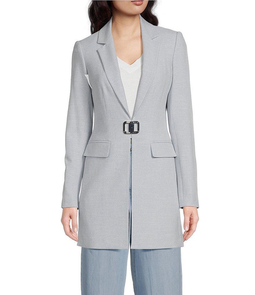 DKNY by Donna Karan Notch Lapel Long Sleeve Blazer Product Image