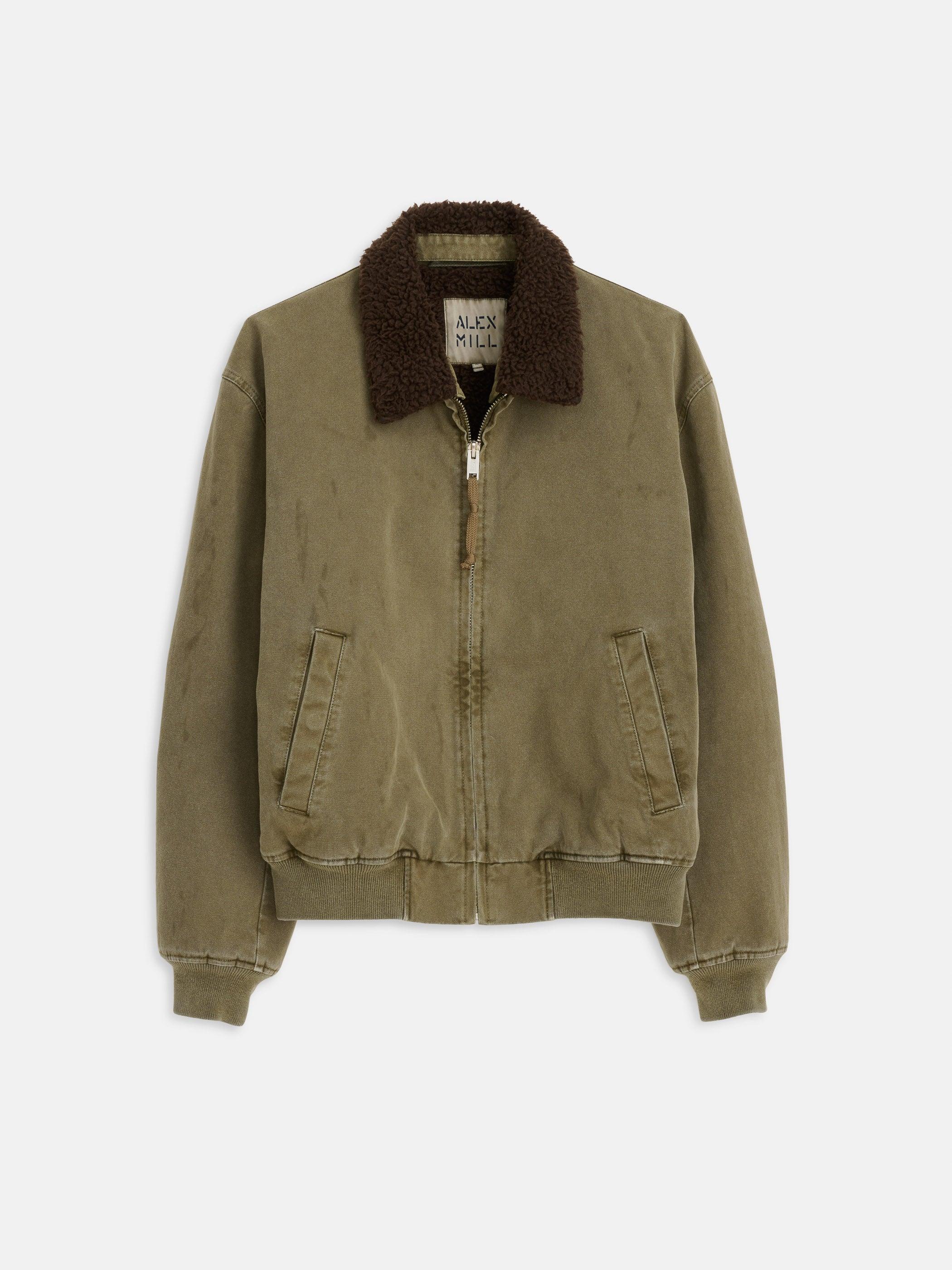 Flight Jacket In Canvas Male Product Image