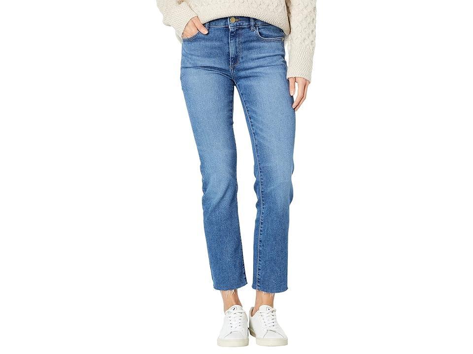 DL1961 Mara Straight Mid-Rise Instasculpt Ankle in Stellar Performance (Stellar Performance) Women's Jeans Product Image