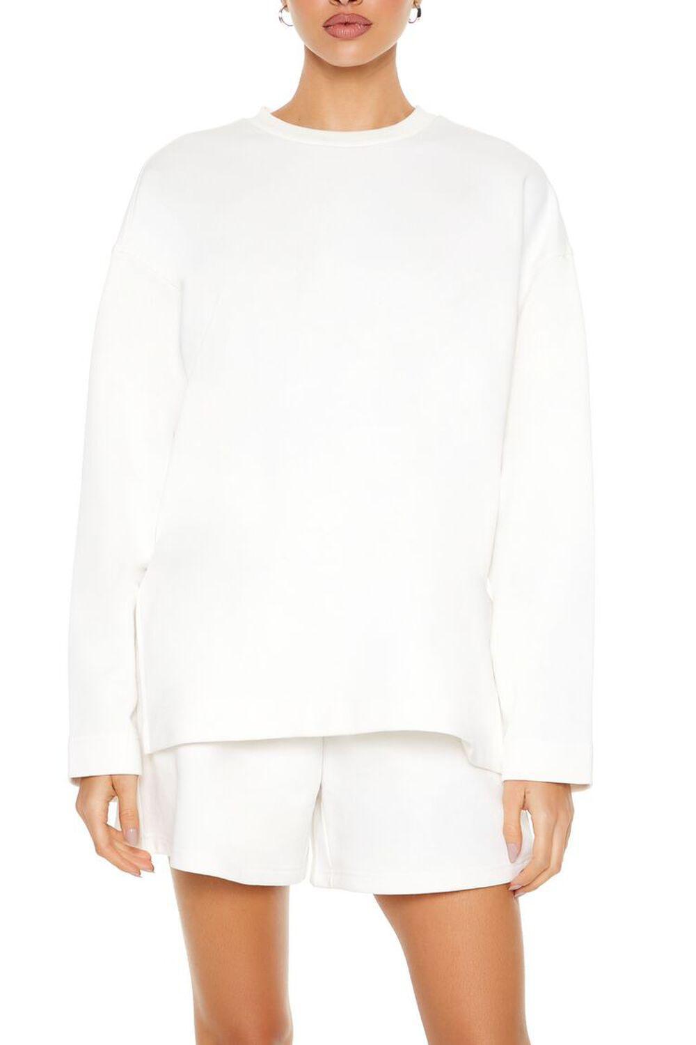 Crew Long-Sleeve Sweater | Forever 21 Product Image