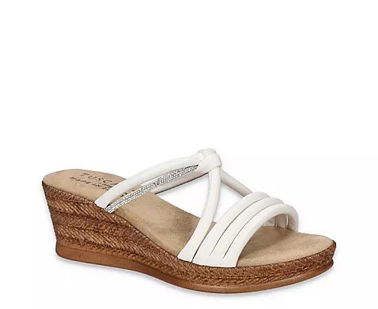 Easy Street Elvera Tuscany Womens Wedge Sandals Product Image