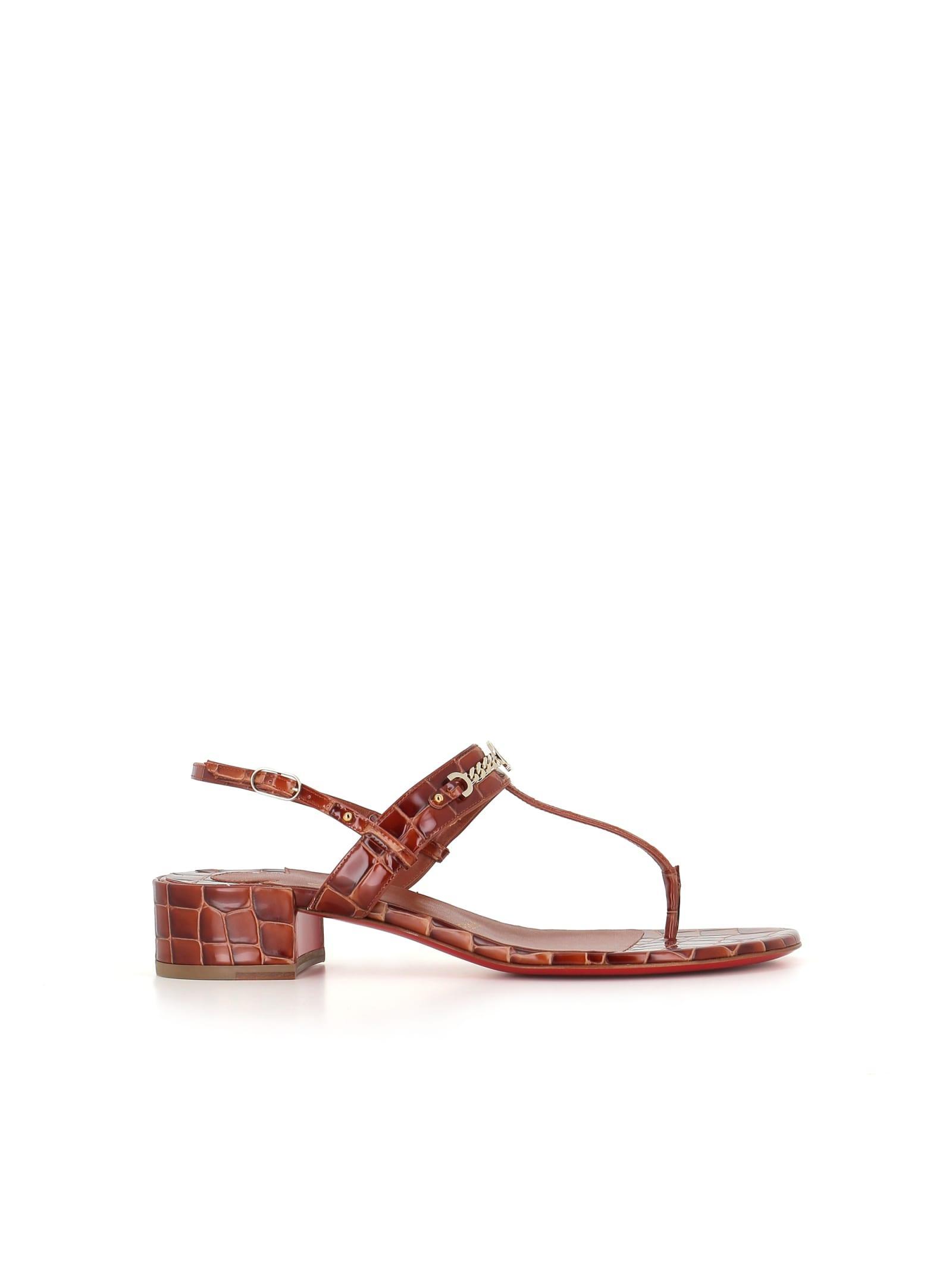 Sandal Mj Thong 25 In Brown Product Image