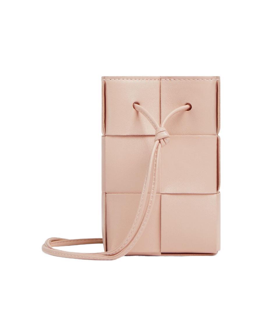 BOTTEGA VENETA Cassette Mini Bucket Bag In Pink Product Image