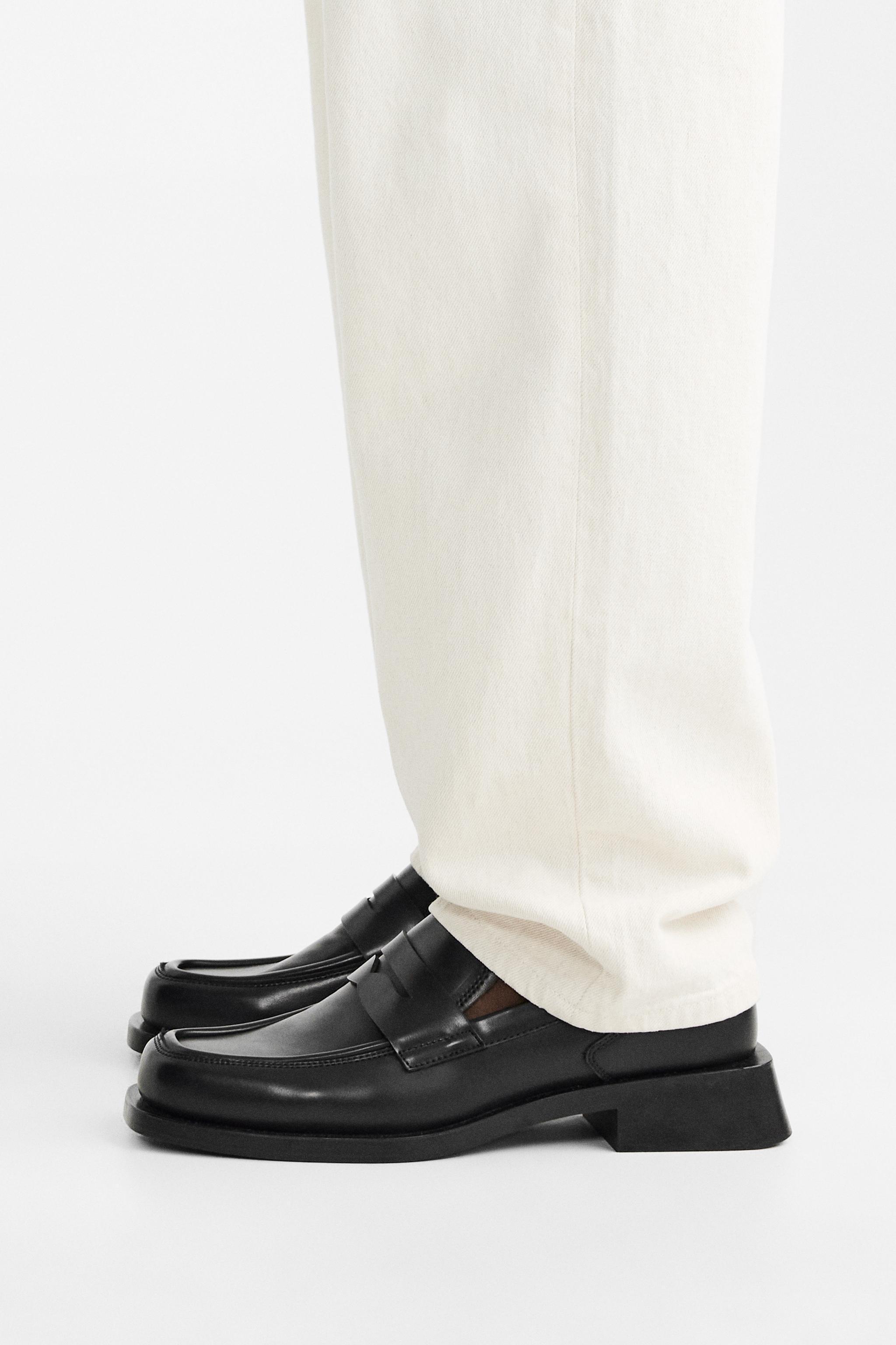 SQUARE TOE LOAFERS Product Image