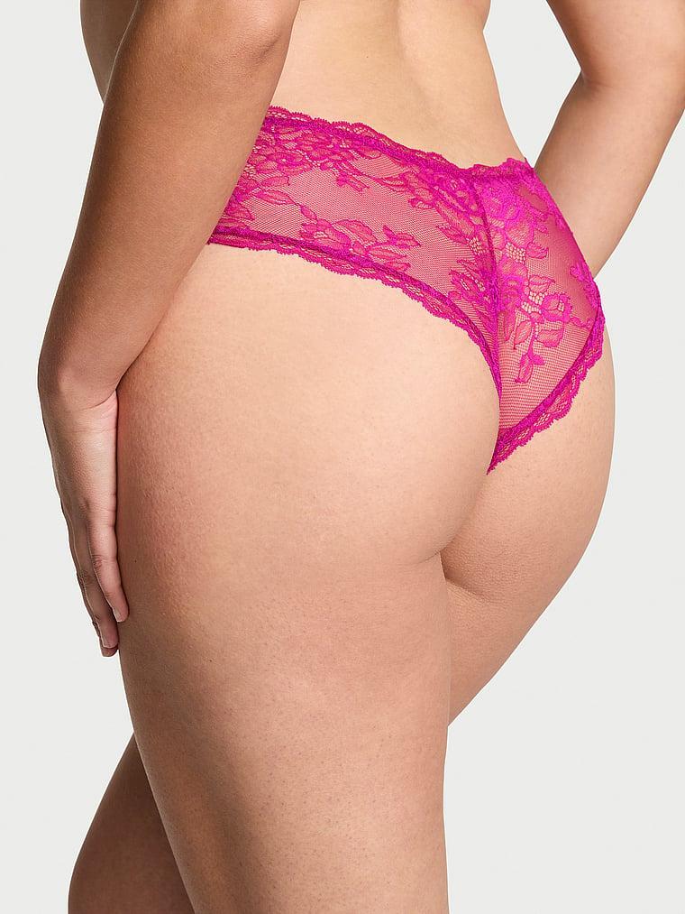 Rose Lace High-Leg Cheeky Panty Product Image