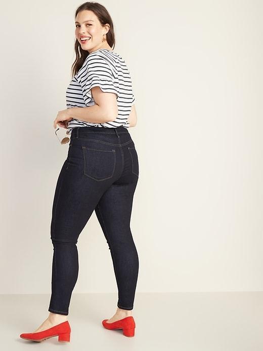 High-Waisted Rockstar Super Skinny Jeans Product Image