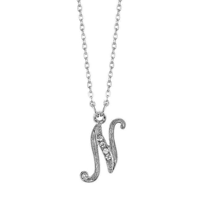 1928 Script Initial Necklace, Womens Product Image