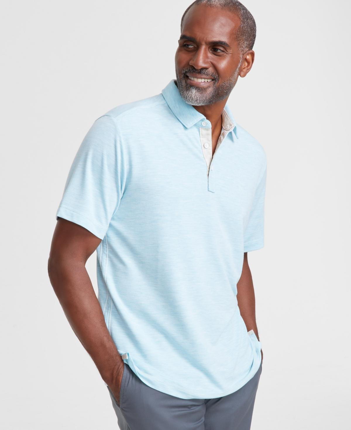 Tommy Bahama Mens Coasta Vera Short Sleeve Heathered Polo Shirt Product Image