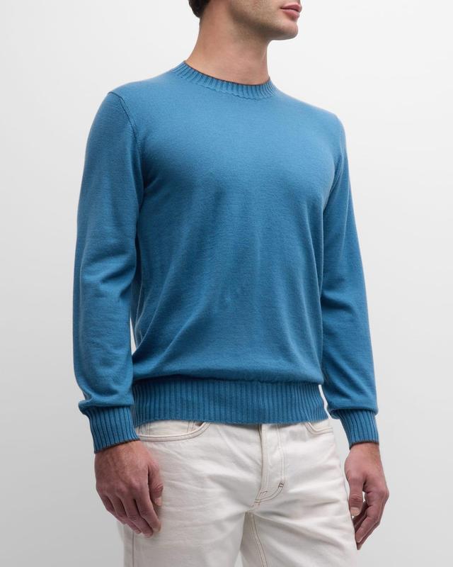 Mens Cashmere Crewneck Sweater Product Image