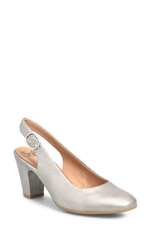 Sofft Lily Rounded Toe Leather Slingback Pumps Product Image